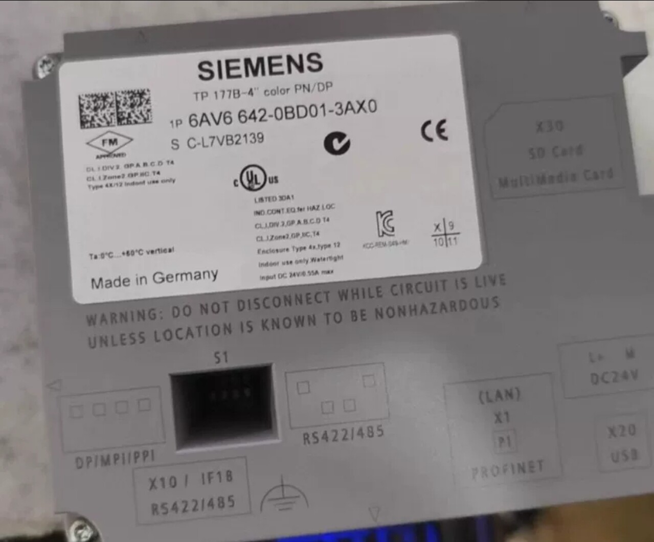 Siemens 6AV6642-0BD01-3AX0 TP177B 2
