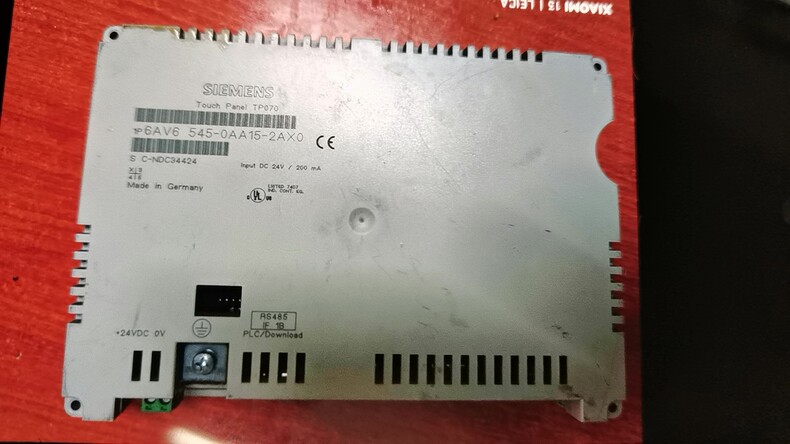 Siemens 6AV6545-0AA15-2AX0 TP070 2