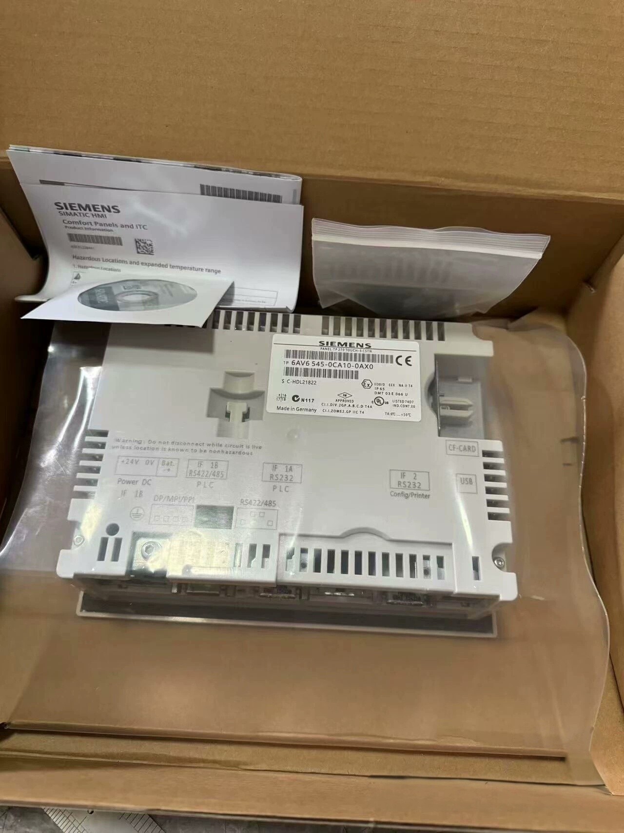 Siemens 6AV6545-0CA10-0AX0 TP270 2