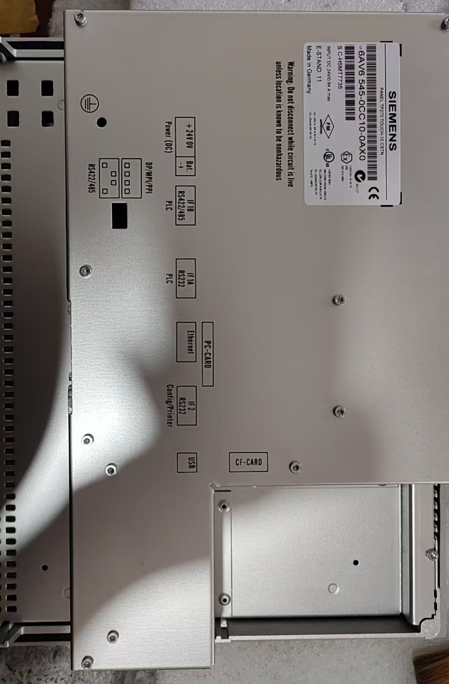 Siemens 6AV6545-0CC10-0AX0 TP270 5