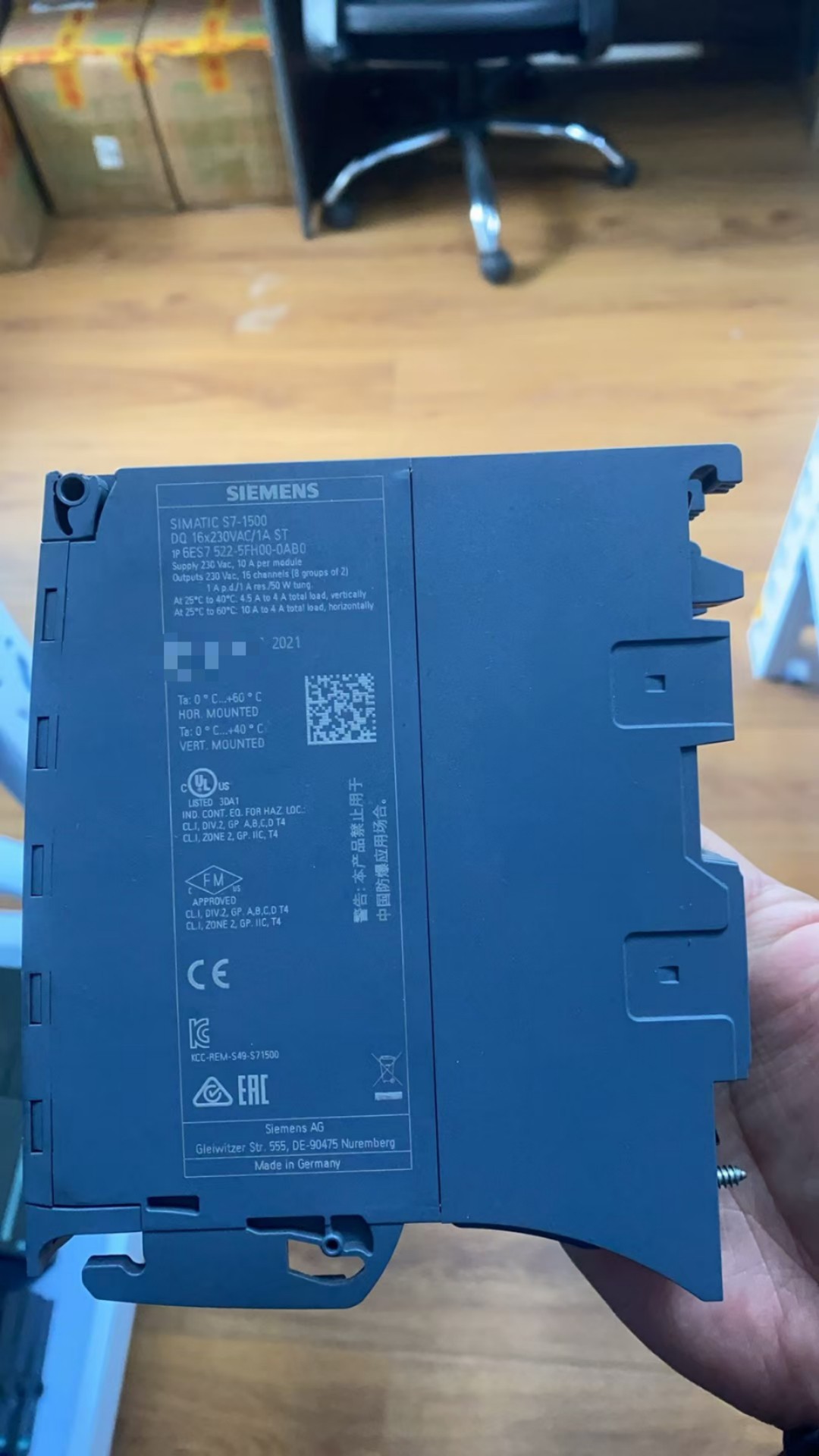 Siemens 6ES7522-5FH00-0AB0 