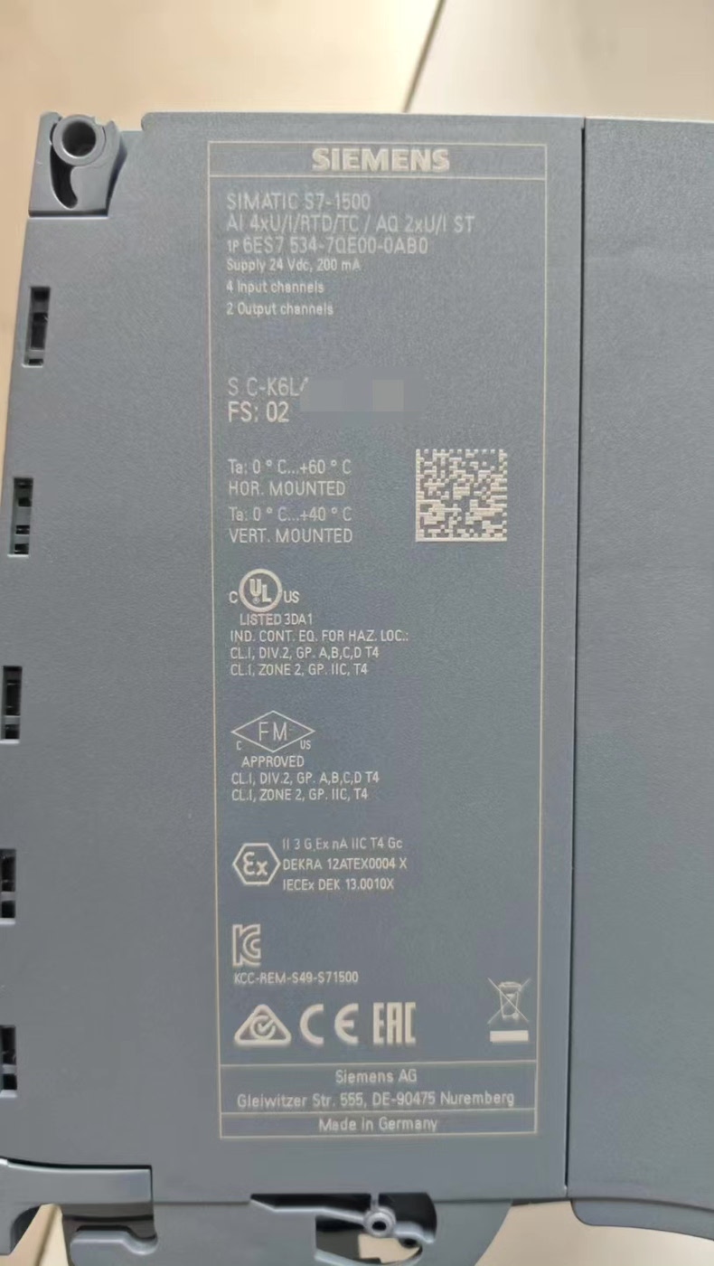 Siemens 6ES7534-7QE00-0AB0 