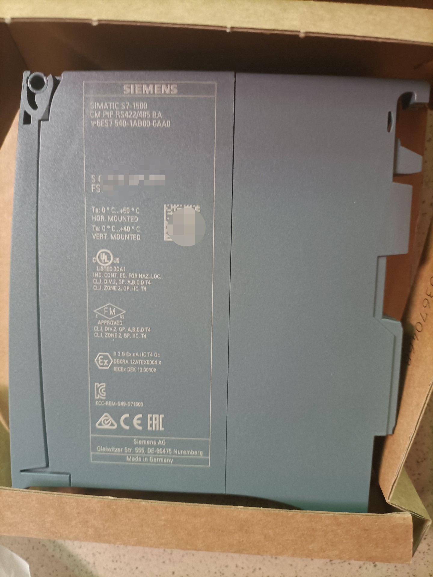 Siemens 6ES7540-1AB00-0AA0 
