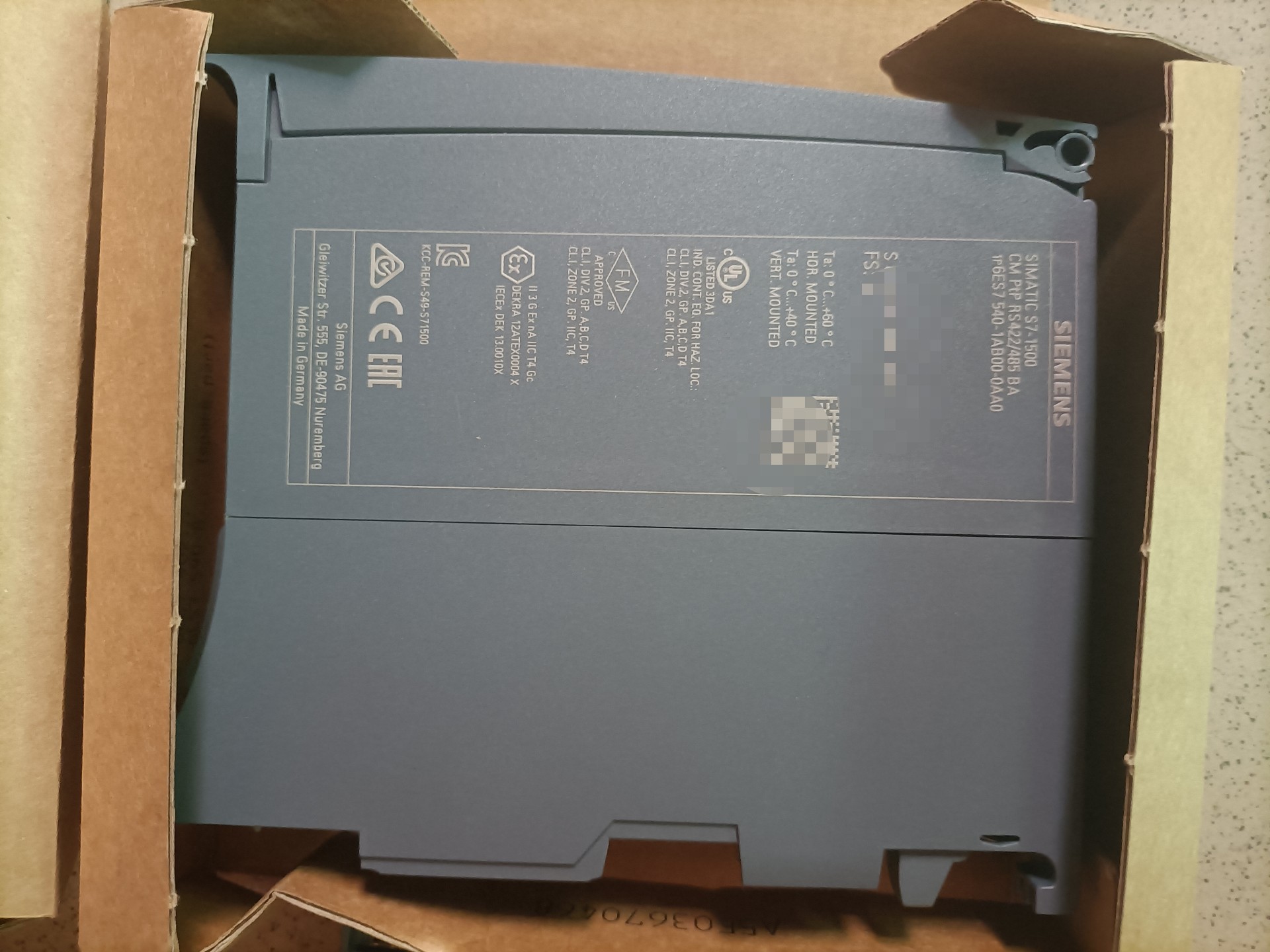 Siemens 6ES7540-1AB00-0AA0  2