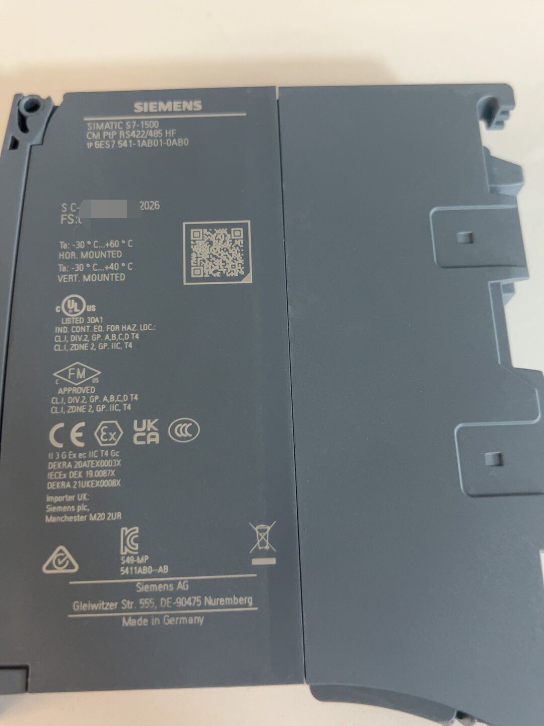 Siemens 6ES7541-1AB01-0AB0 