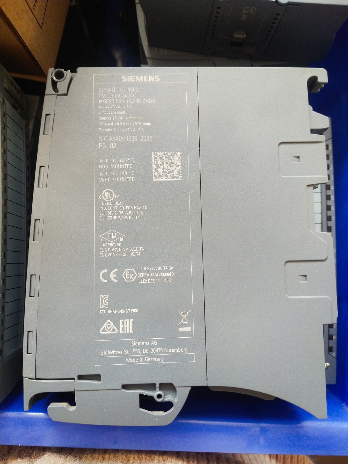 Siemens 6ES7550-1AA00-0AB0 