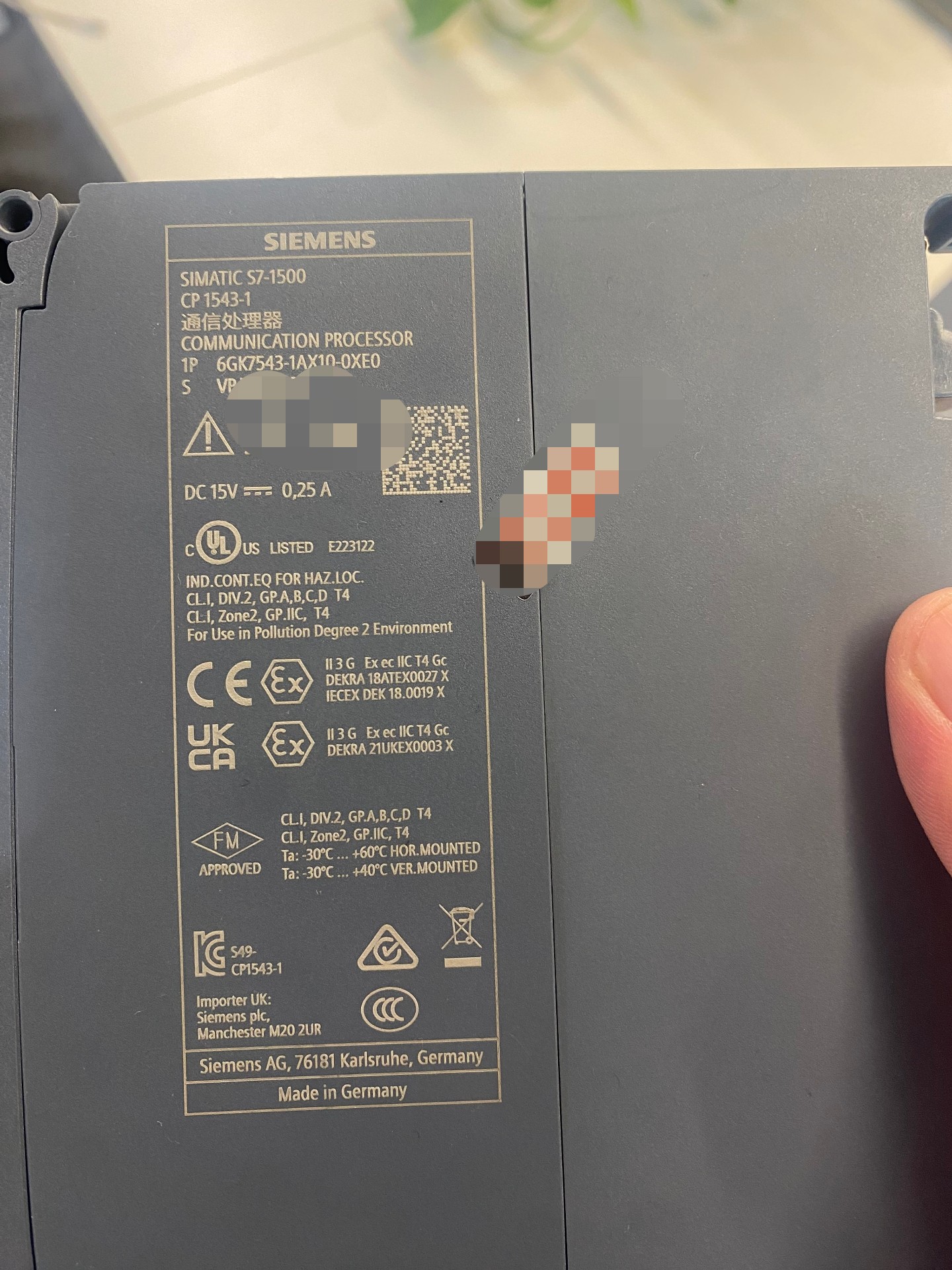Siemens 6GK7543-1AX10-0XE0 