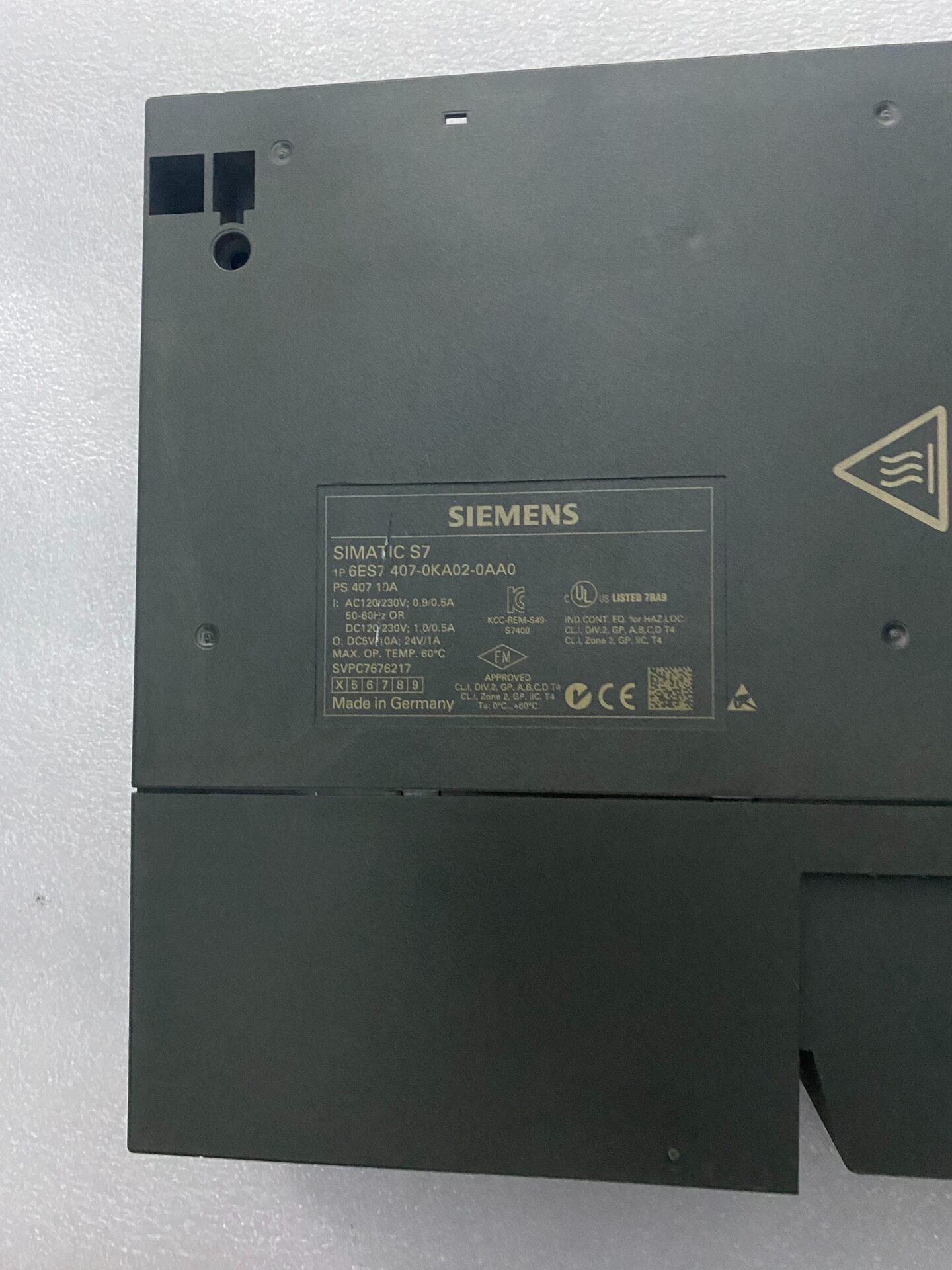 Siemens 6ES7407-0KA02-0AA0  3