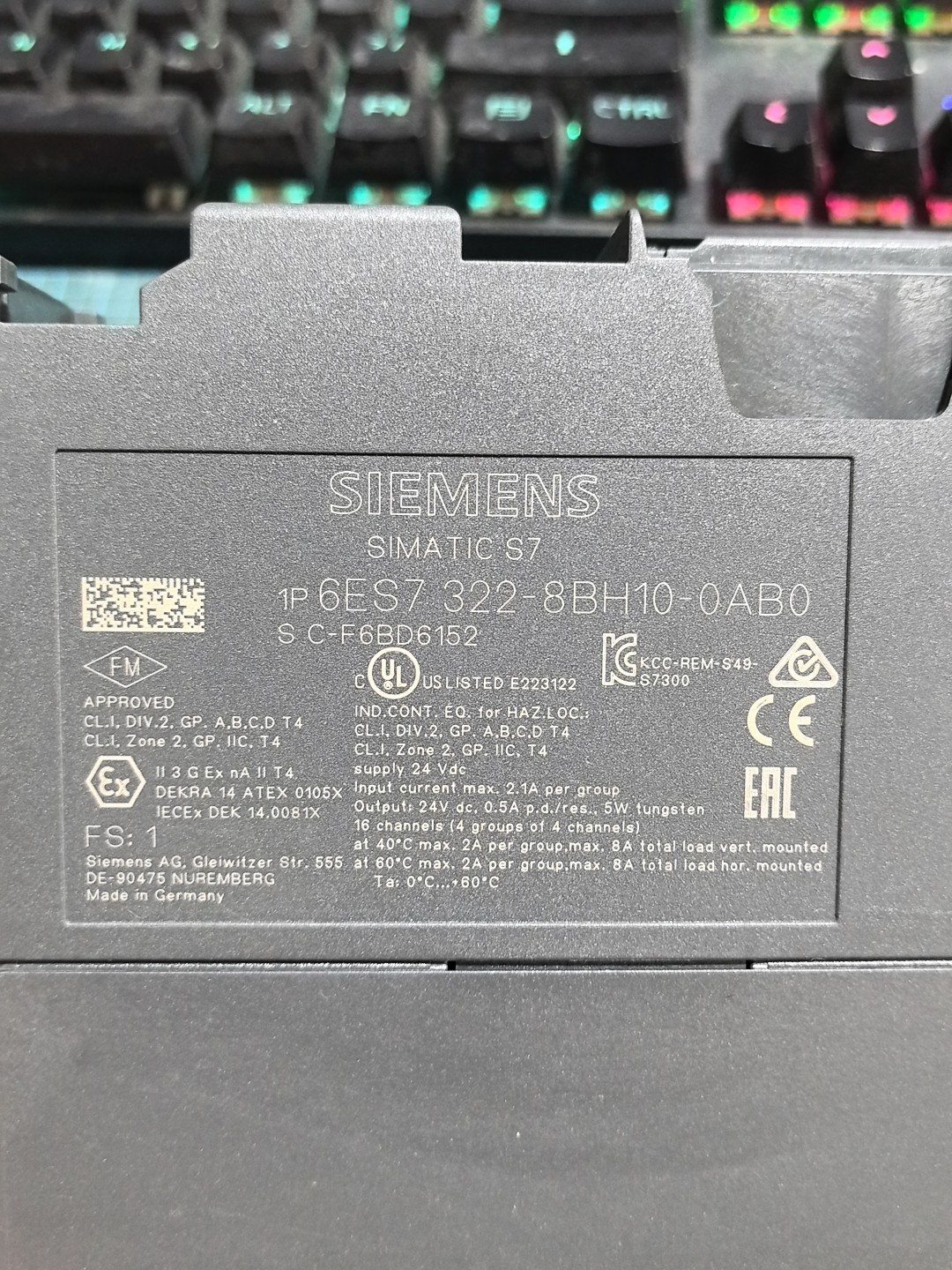 Siemens 6ES7322-8BH10-0AB0 