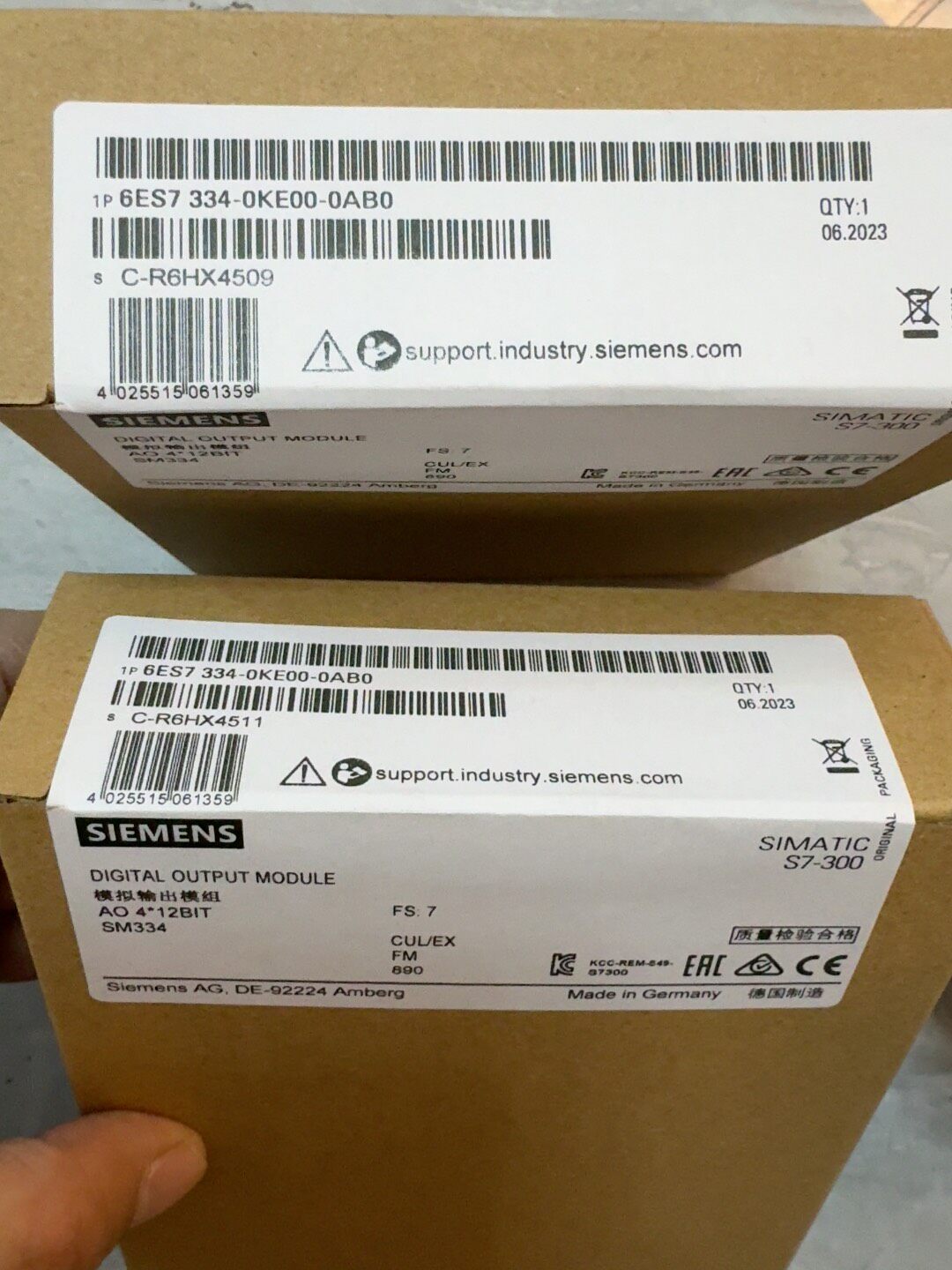 Siemens 6ES7334-0KE00-0AB0  4