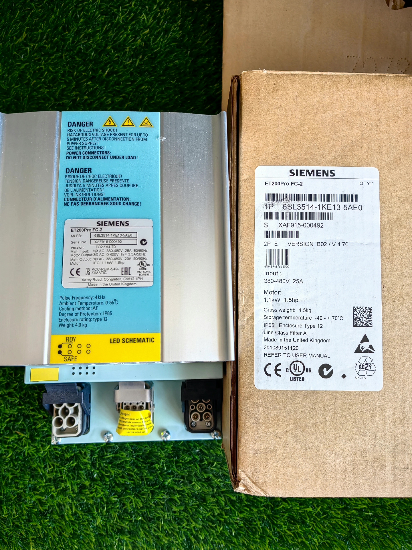 Siemens 6SL3514-1KE13-5AE0 SINAMICS G110D 3
