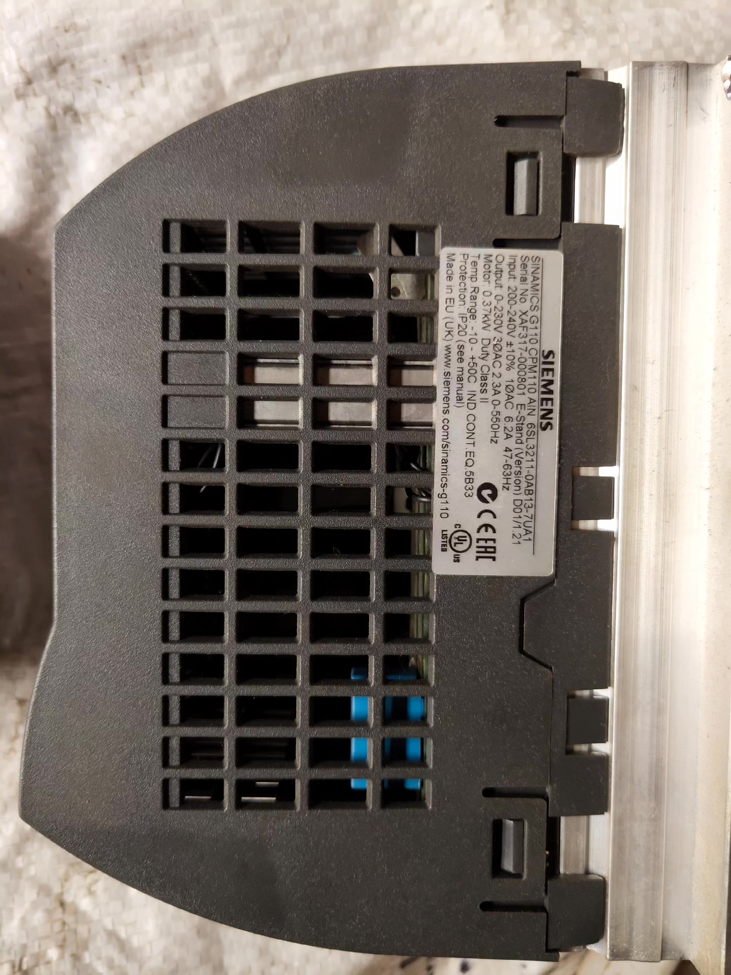 Siemens 6SL3211-0AB13-7UA1 SINAMICS G110 4