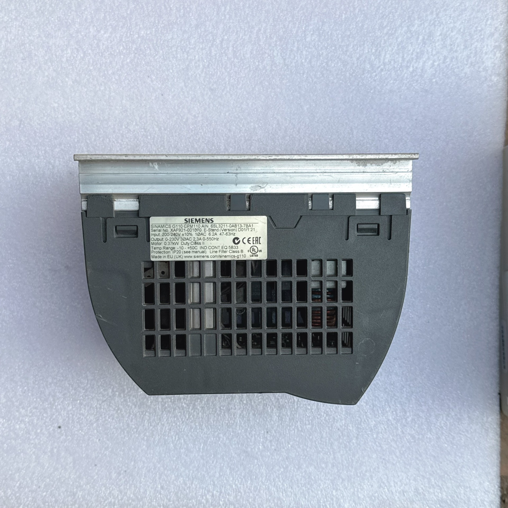 Siemens 6SL3211-0AB13-7BA1 SINAMICS G110 2