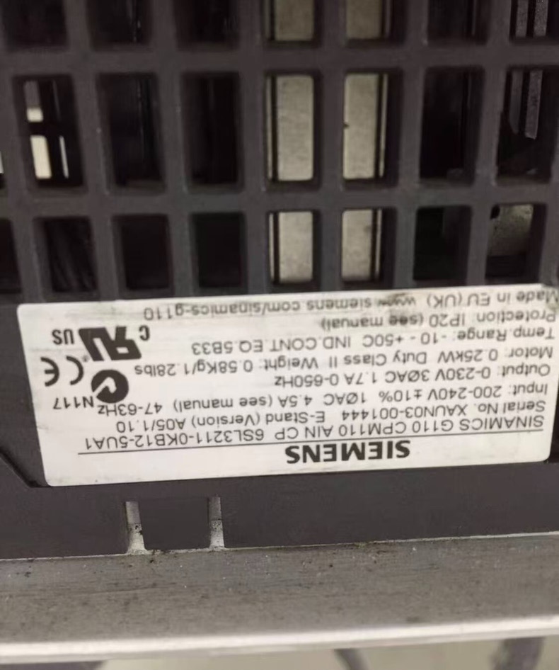 Siemens 6SL3211-0KB12-5UA1 SINAMICS G110 2