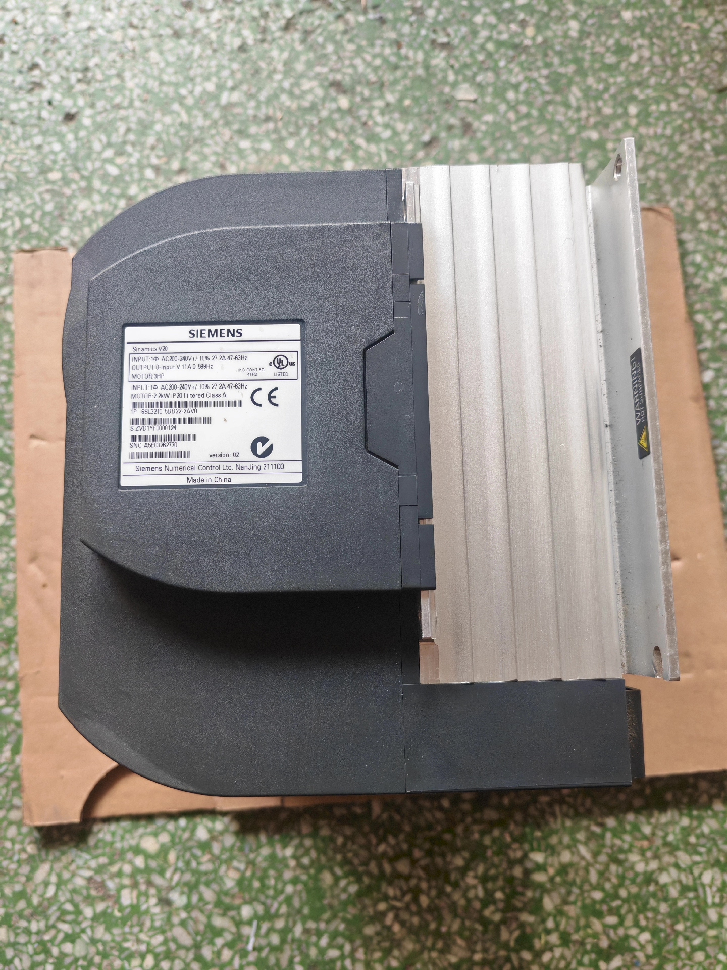 Siemens 6SL3210-5BB22-2AV0 SINAMICS V20 2