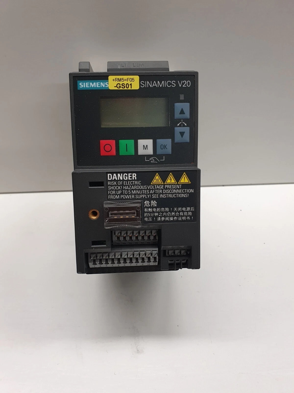 Siemens 6SL3210-5BB12-5BV1 SINAMICS V20