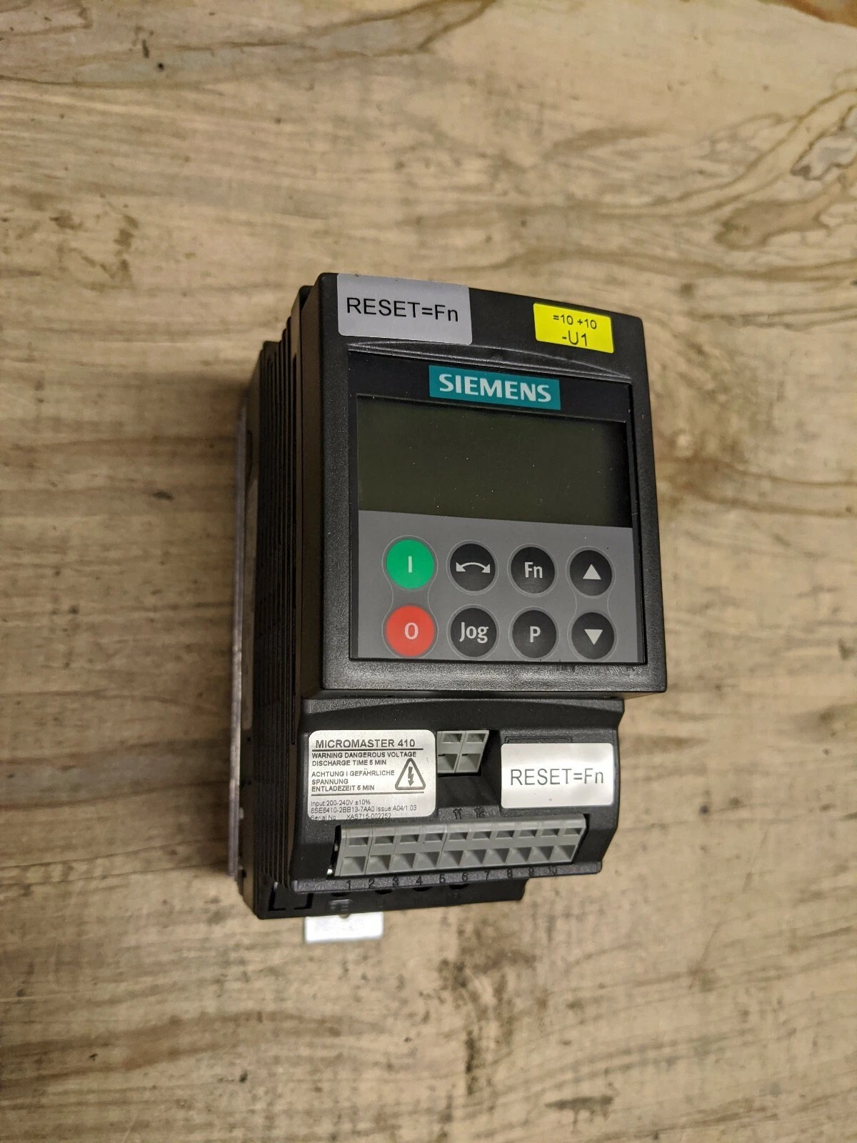 Siemens 6SE6410-2BB13-7AA0 MICROMASTER 410