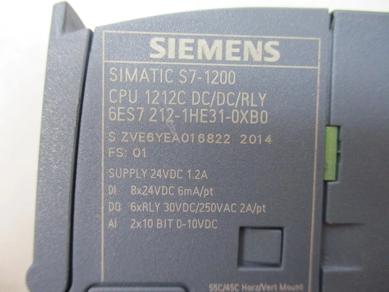 Siemens 6ES7212-1HE31-0XB0 CPU 1212C 3