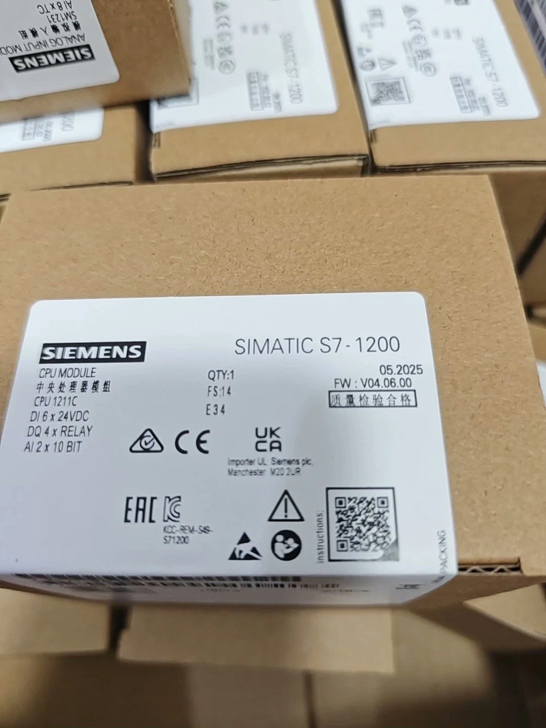 Siemens 6ES7211-1HE40-0XB0 CPU 1211C 2