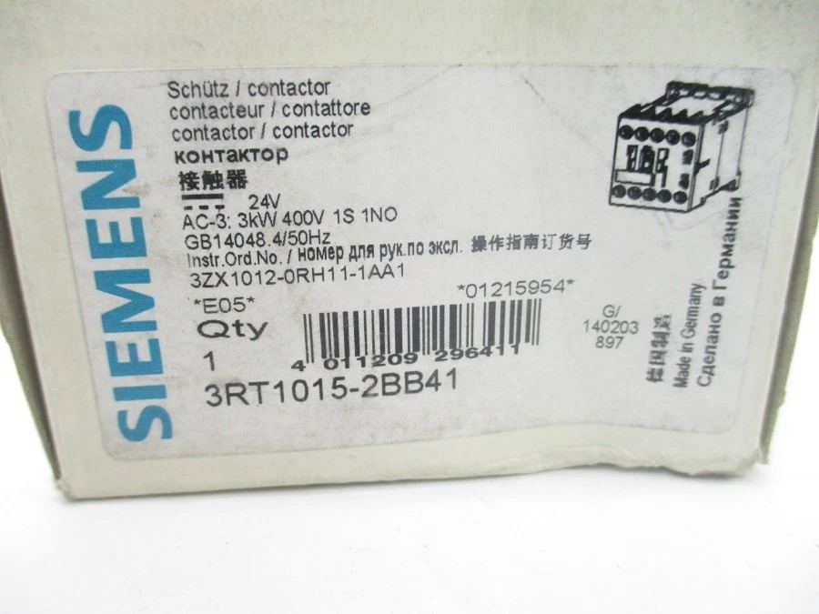 Siemens 3RT1015-2BB41 3RT1015 Контактор 4
