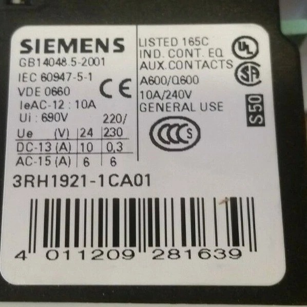Siemens 3RT1045-1AL20 3RT1045 Контактор 4
