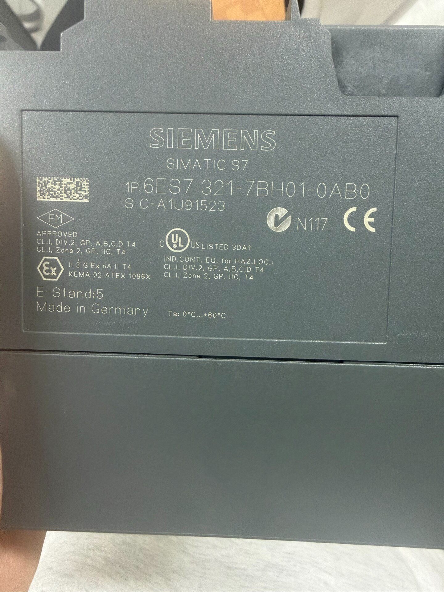 Siemens 6ES7321-7BH01-0AB0 SM 321 S7-300 Модуль дискретного ввода