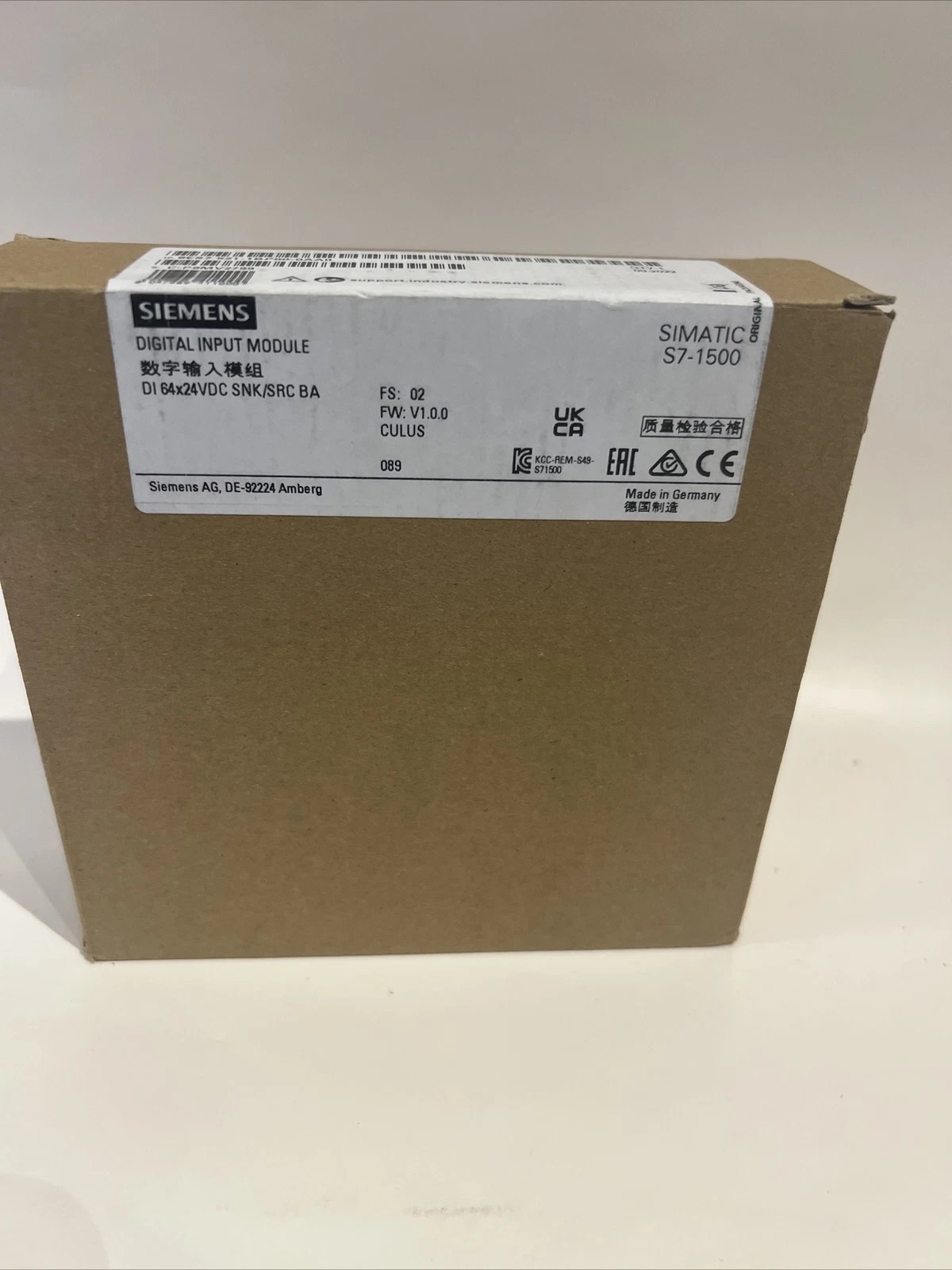 Siemens 6ES7521-1BP00-0AA0 