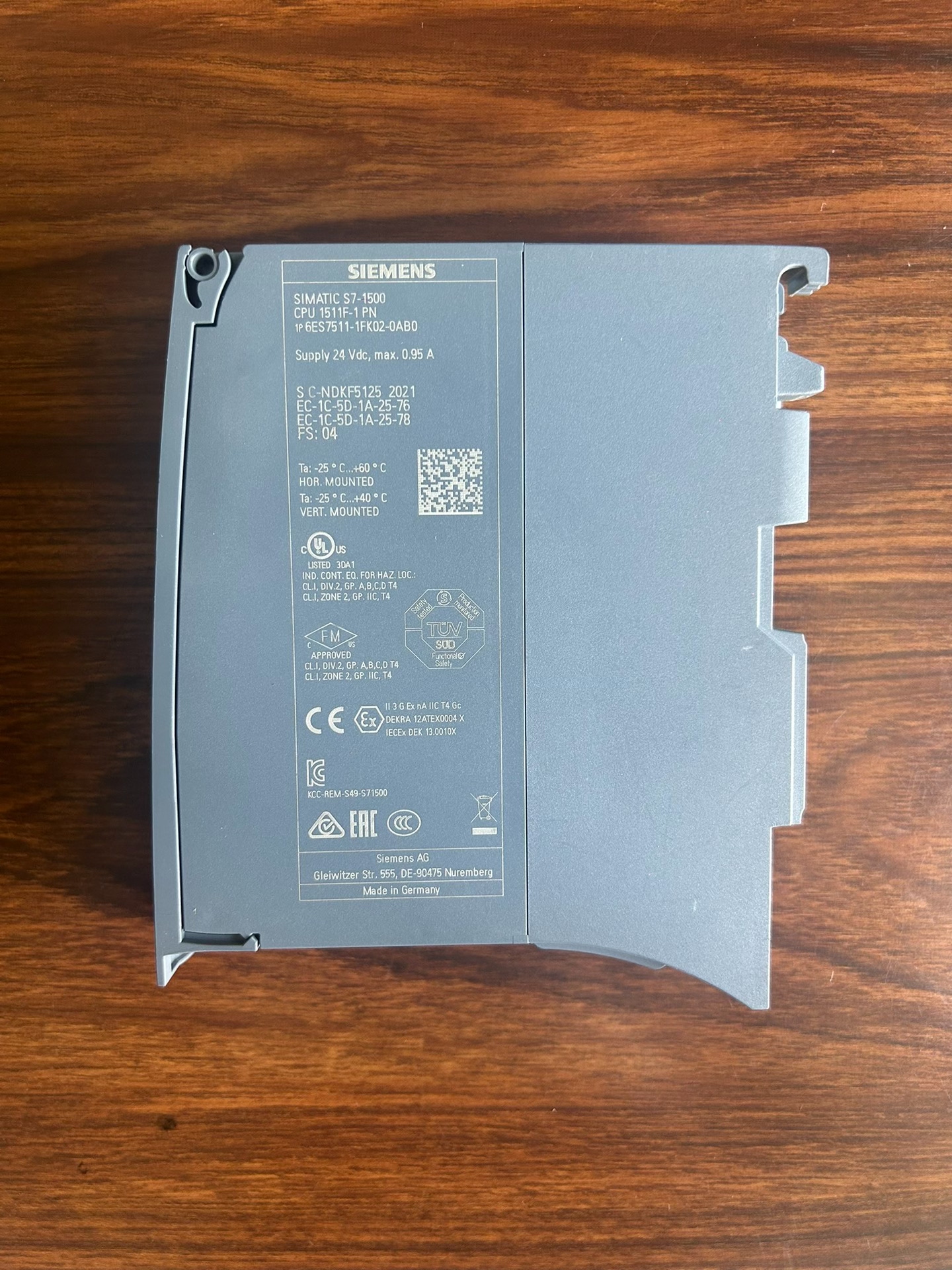 Siemens 6ES7511-1FK02-0AB0 CPU 1511F-1 PN