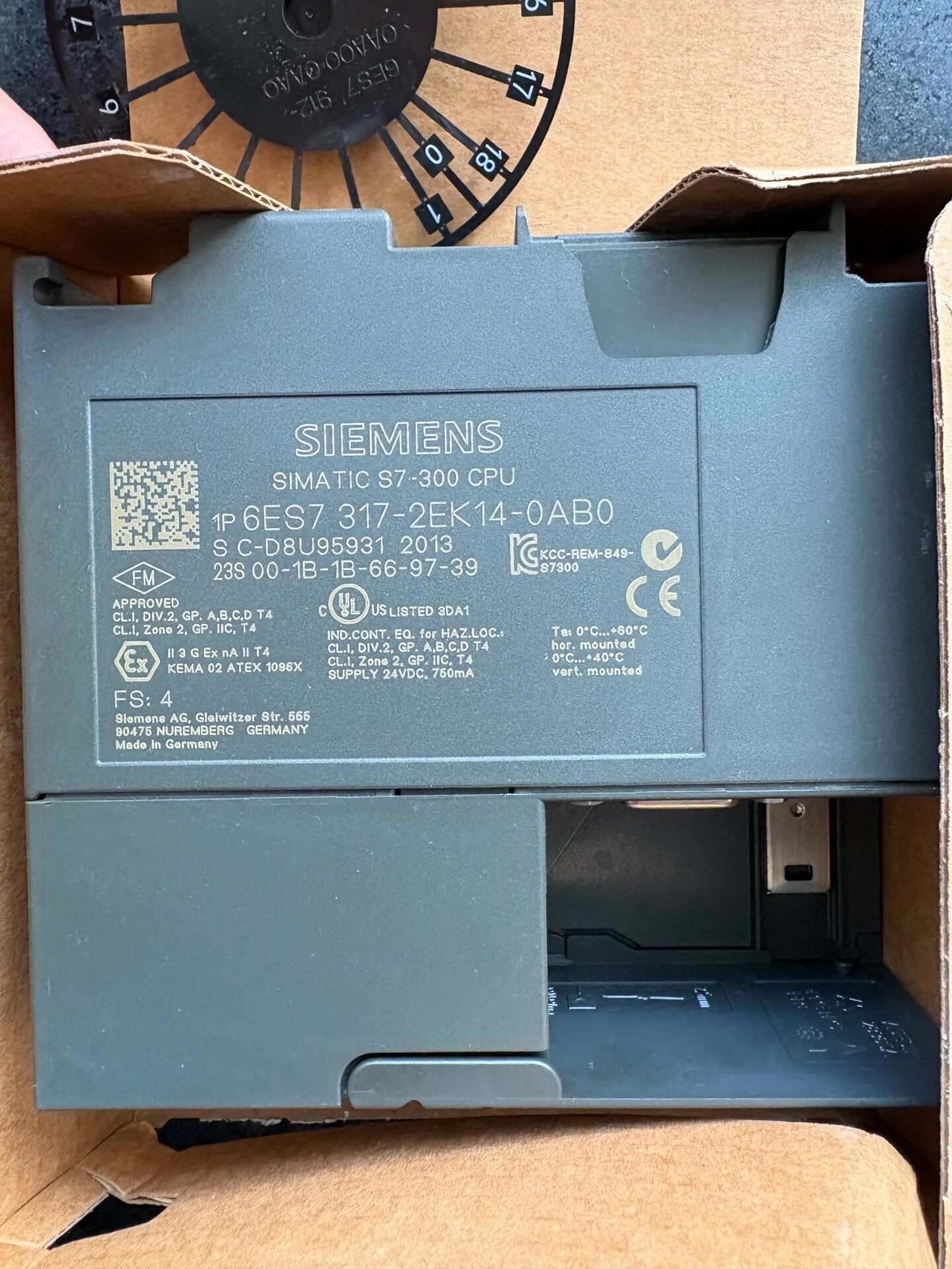 Siemens 6ES7317-2EK14-0AB0 CPU 317-2 SIMATIC S7-300 Центральный процессор