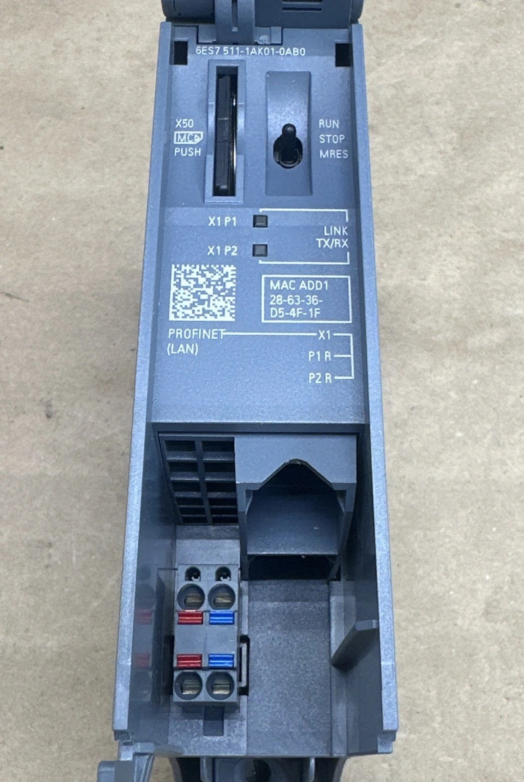 Siemens 6ES7511-1AK01-0AB0 CPU 1511-1 PN SIMATIC S7-1500 Центральный процессор 4