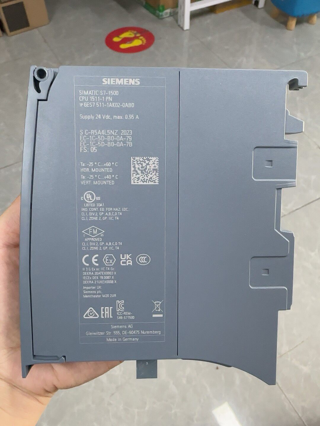 Siemens 6ES7511-1AK02-0AB0 CPU 1511-1 PN SIMATIC S7-1500 Центральный процессор