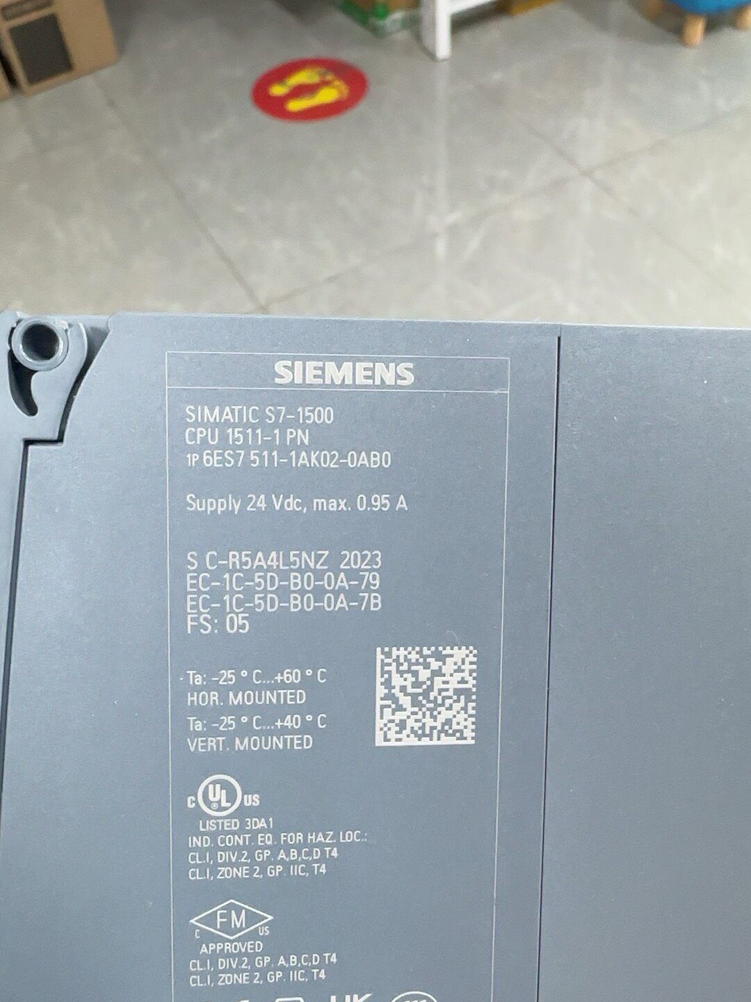 Siemens 6ES7511-1AK02-0AB0 CPU 1511-1 PN SIMATIC S7-1500 Центральный процессор 2