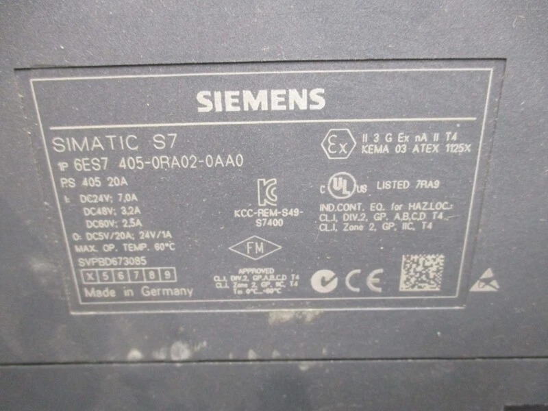 Siemens 6ES7405-0RA02-0AA0  4