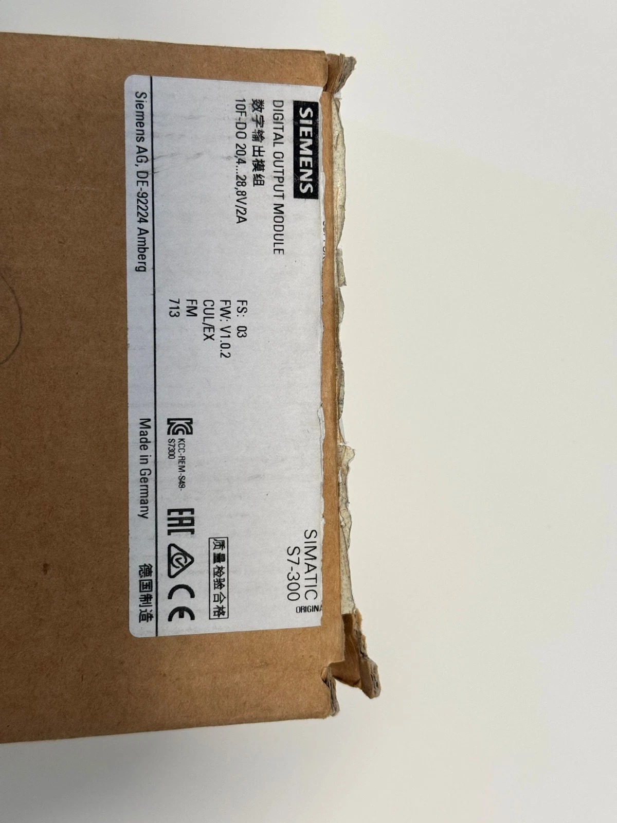 Siemens 6ES7326-2BF10-0AB0  2