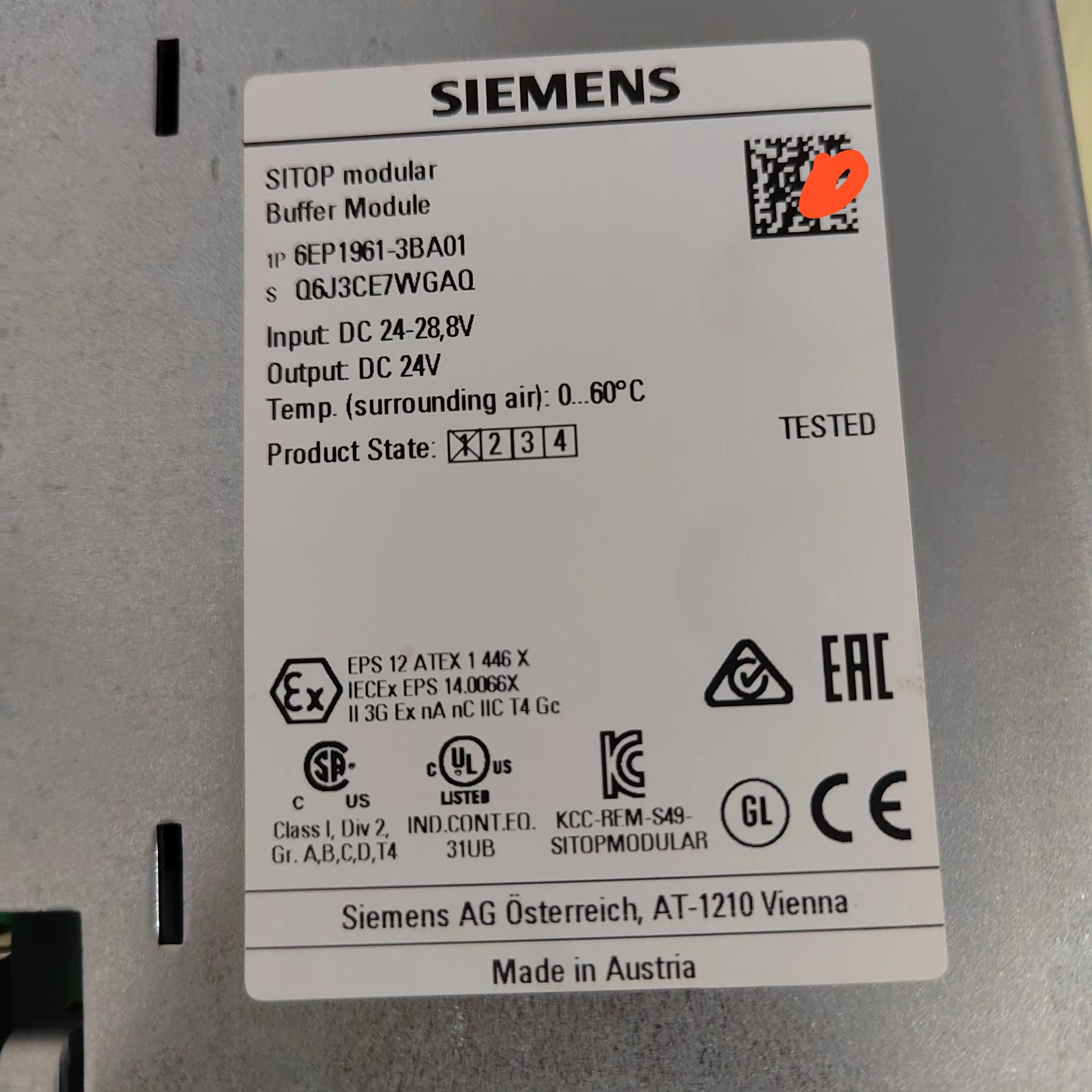 Siemens 6EP1961-3BA01 Модуль 2