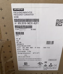 Siemens 6SL3210-1KE31-4UF1 Преобразователь частоты