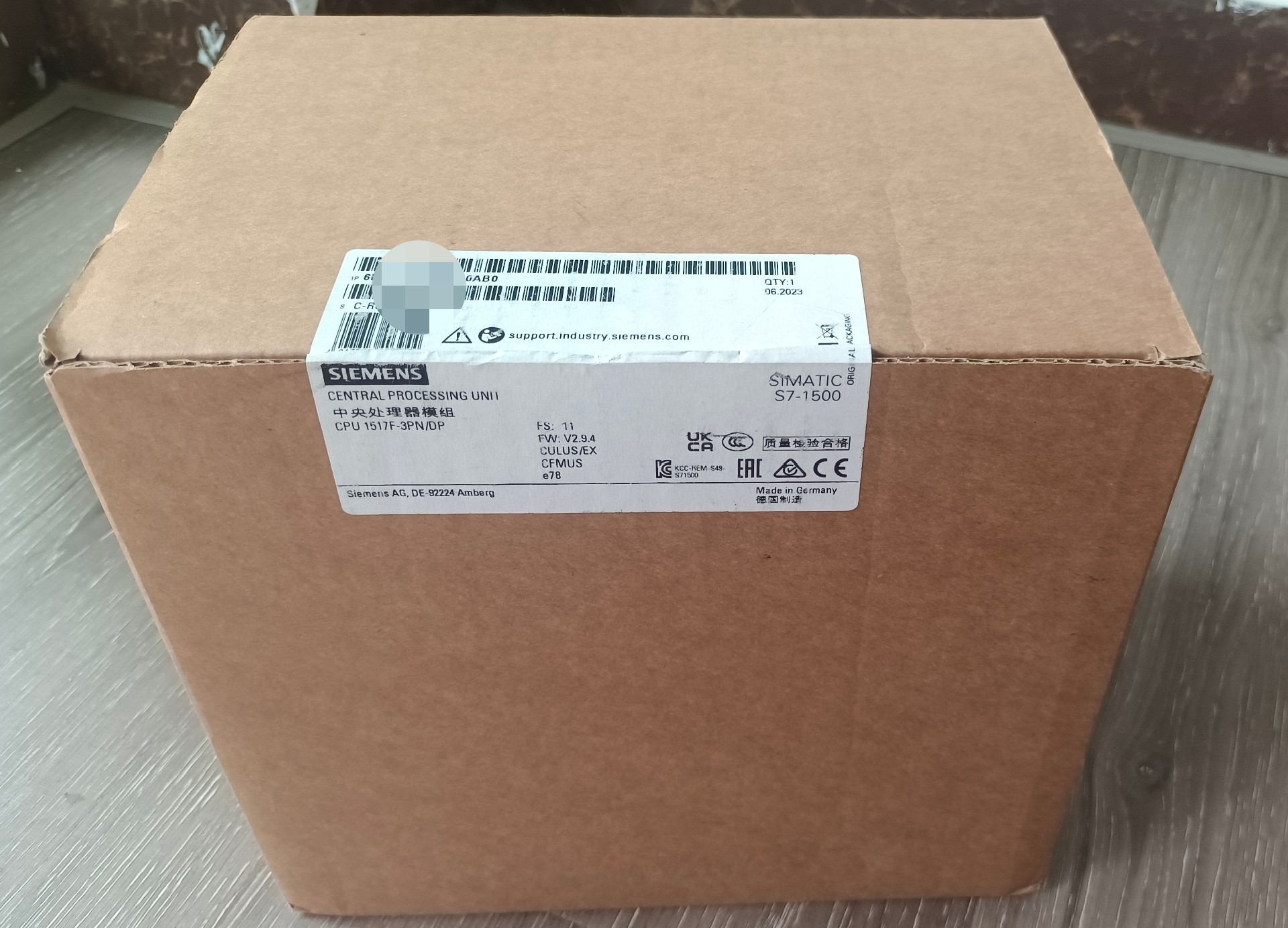 Siemens 6ES7500-0HQ00-0AB0 SIMATIC S7-1500