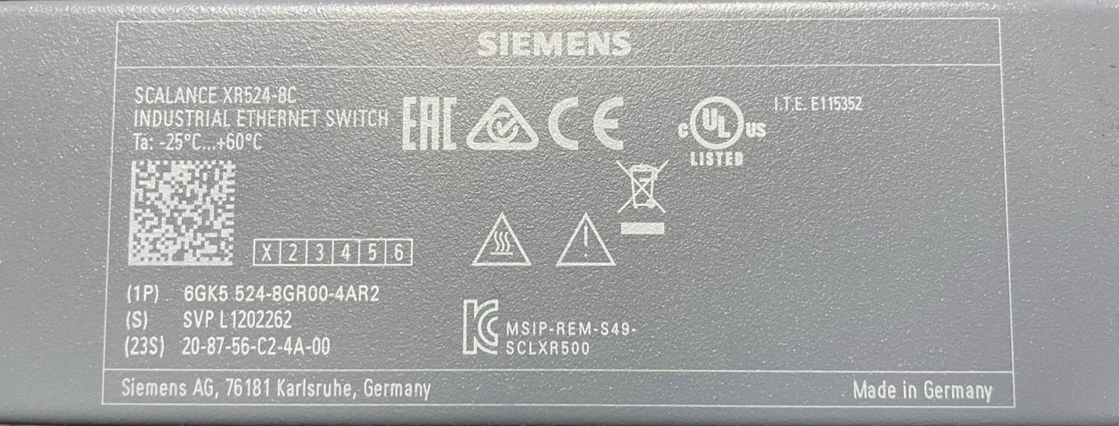Siemens 6GK5524-8GR00-4AR2 Источник питания 3
