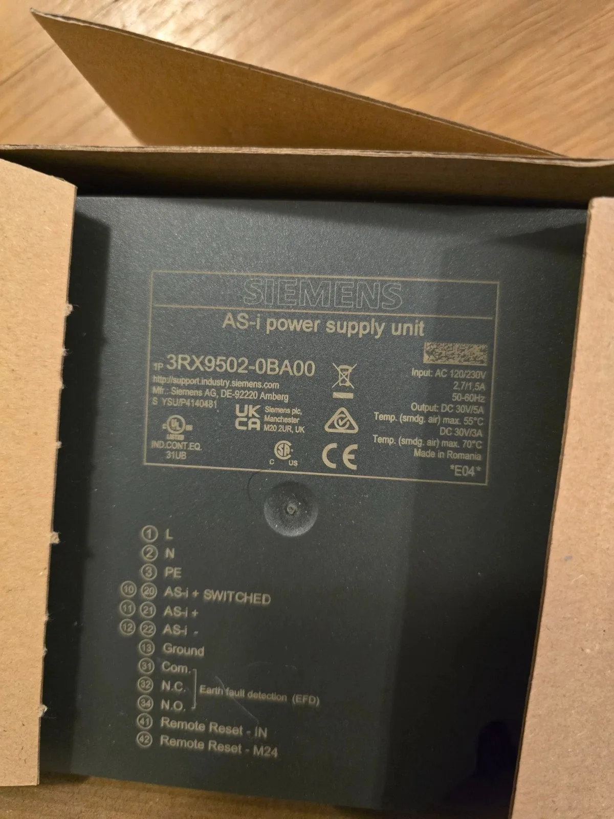 Siemens 3RX9502-0BA00 Источник питания
