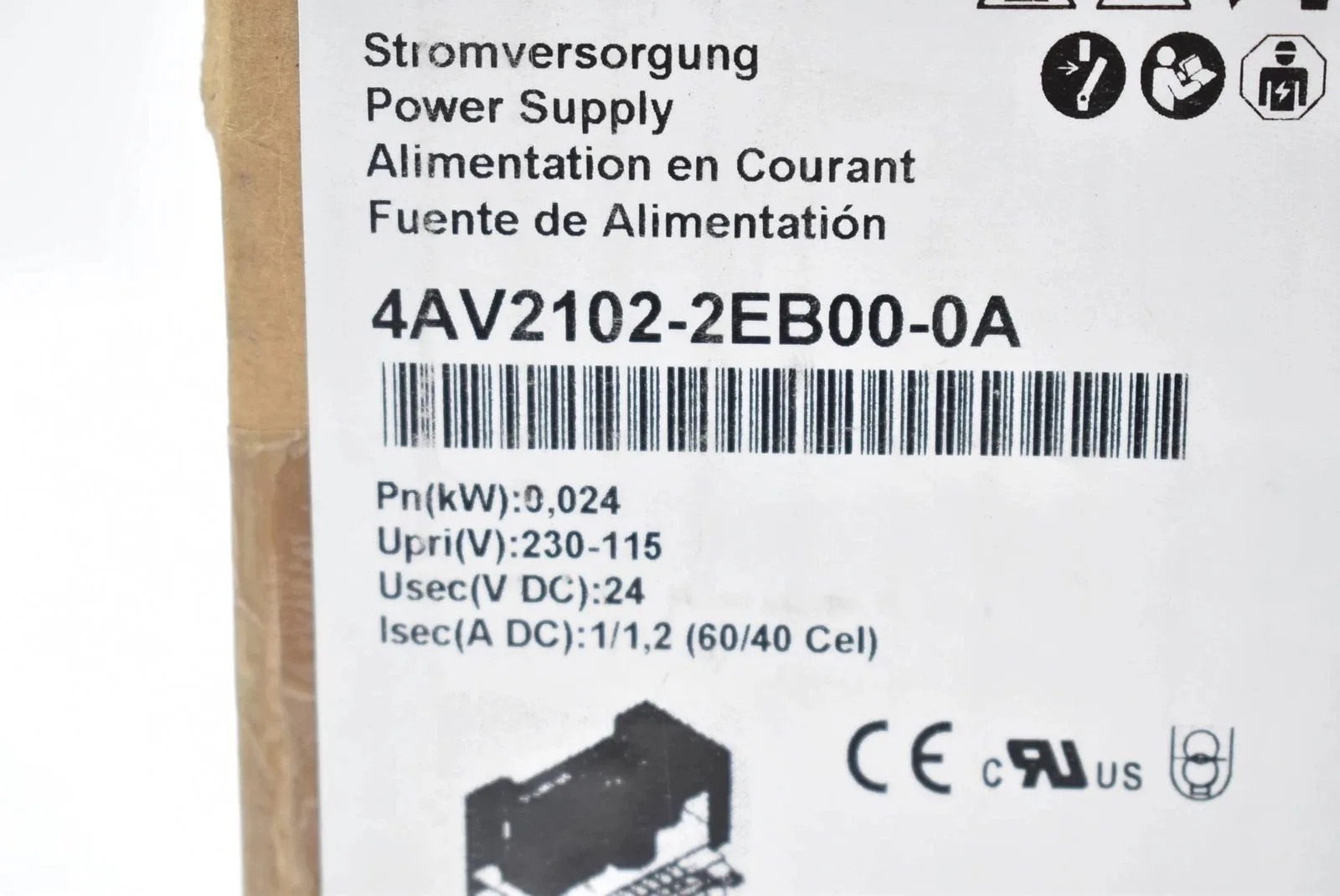 Siemens 4AV2102-2EB00-0A Источник питания 4