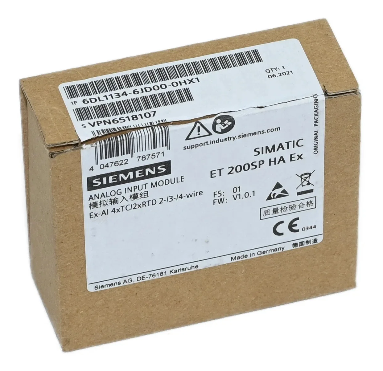 Siemens 6DL1134-6JD00-0HX1 Модуль ET-200 2