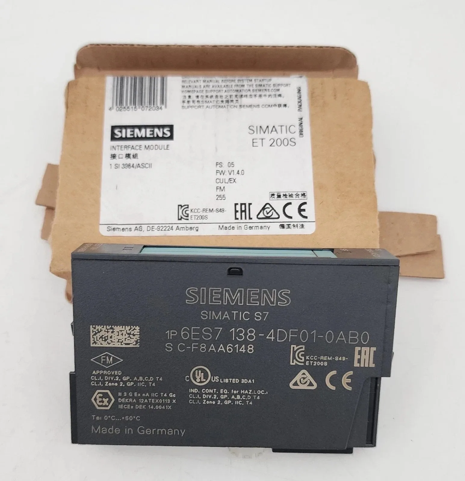 Siemens 6ES7138-4DF01-0AB0 Модуль ET-200 2