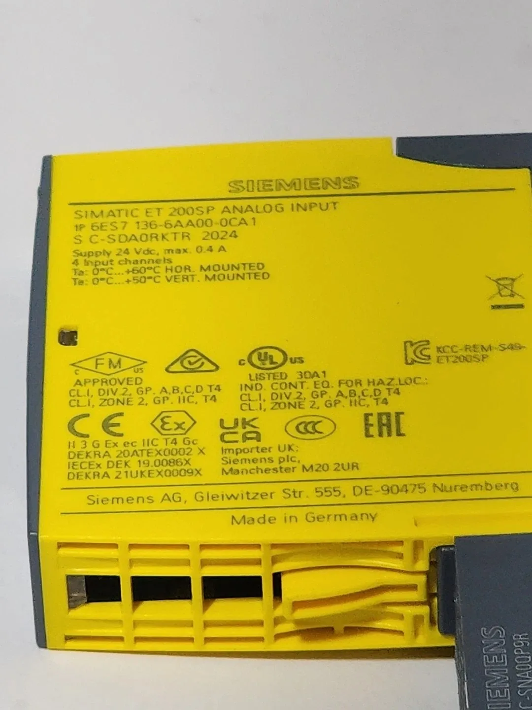 Siemens 6ES7136-6AA00-0CA1 Модуль ET-200 3