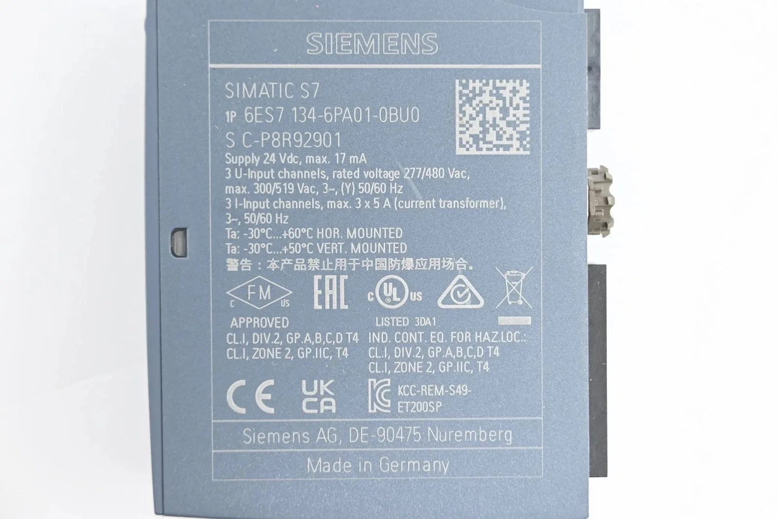 Siemens 6ES7134-6PA01-0BU0 Модуль ET-200 4