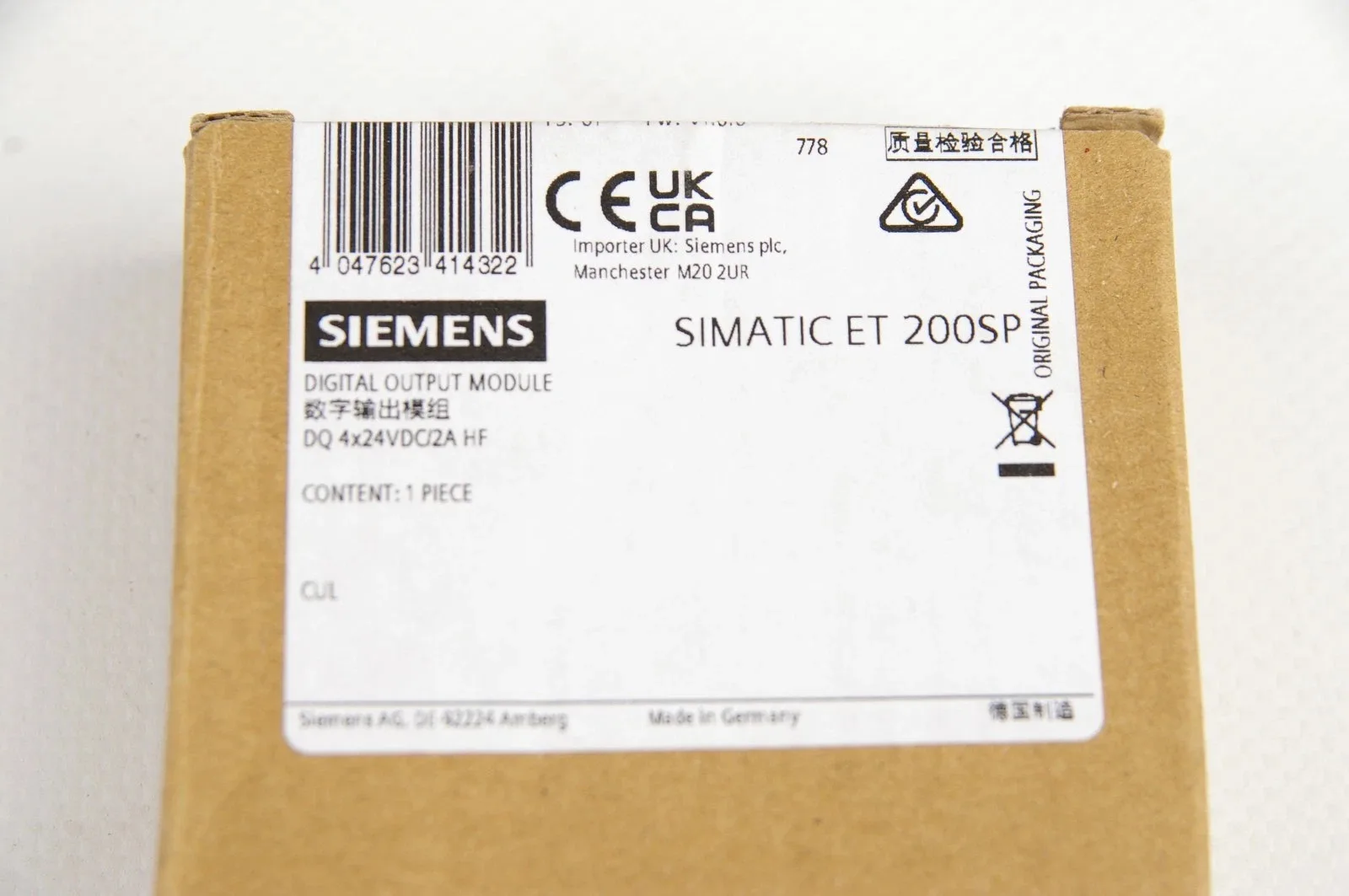 Siemens 6ES7132-6BD21-0CA0 Модуль ET-200 2