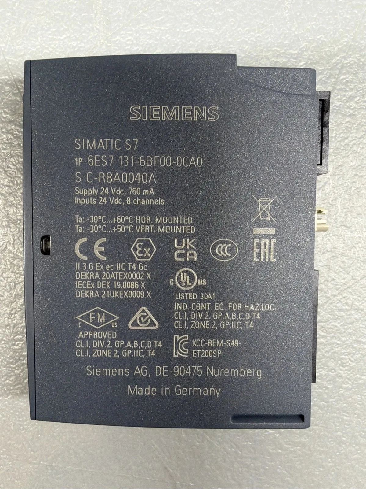 Siemens 6ES7131-6BF00-0CA0 Модуль ET-200 6
