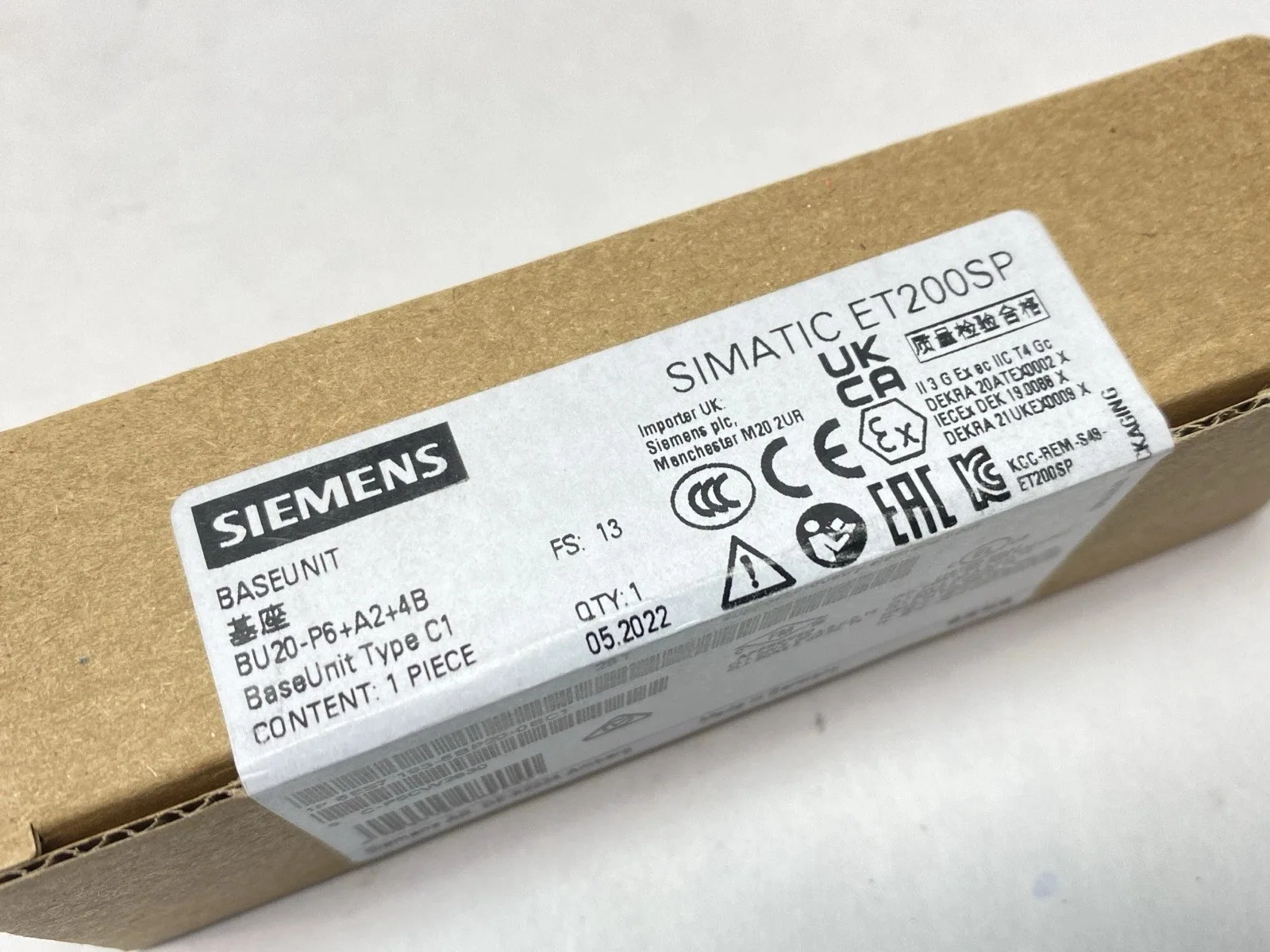 Siemens 6ES7193-6BP20-0BC1 Модуль ET-200 3