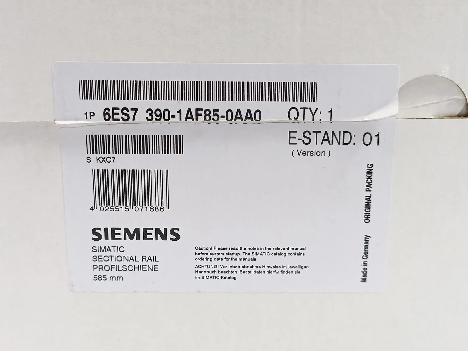 Siemens 6ES7390-1AF85-0AA0 Модуль ET-200 6
