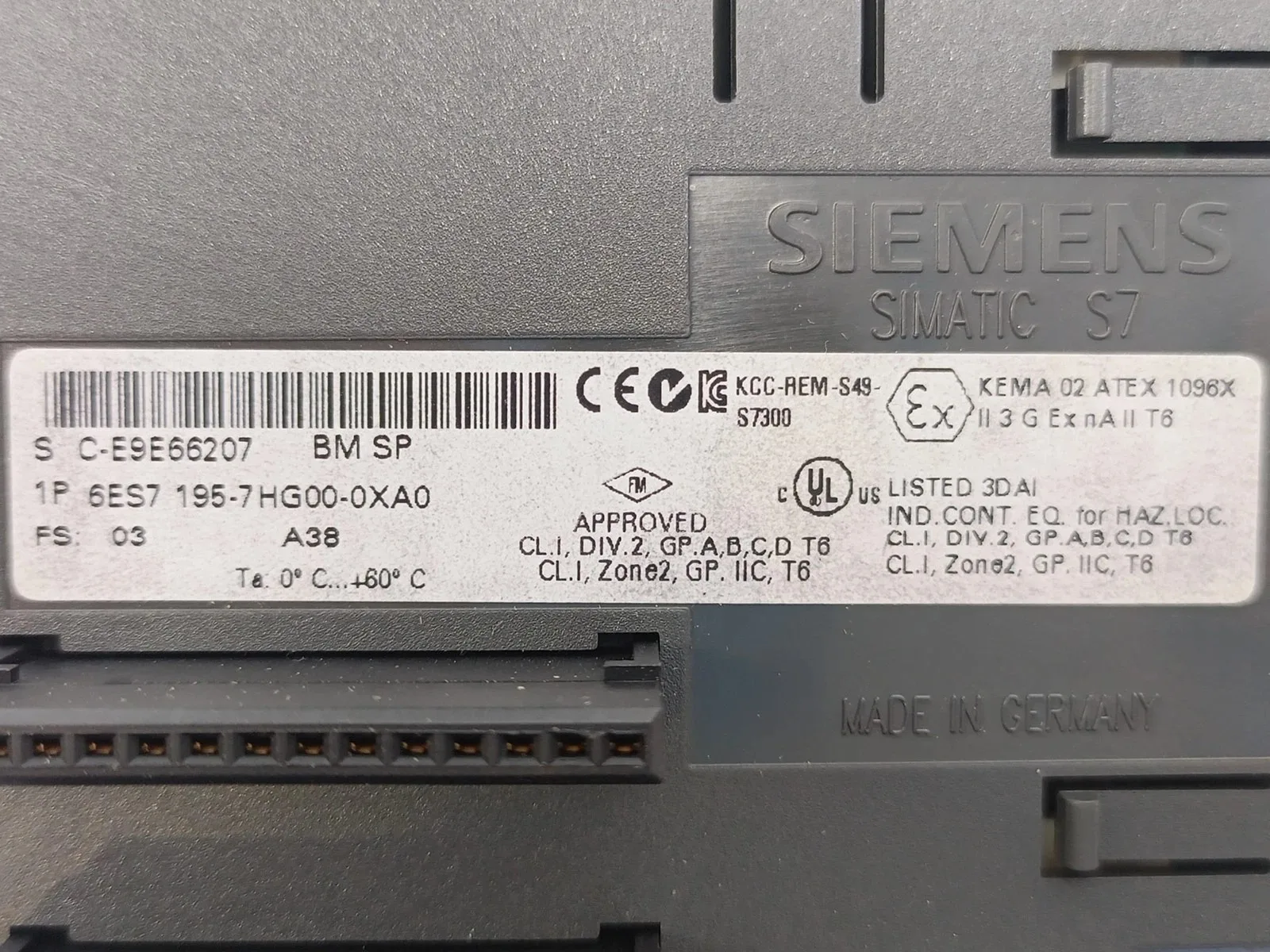 Siemens 6ES7195-7HG00-0XA0 Модуль ET-200 8