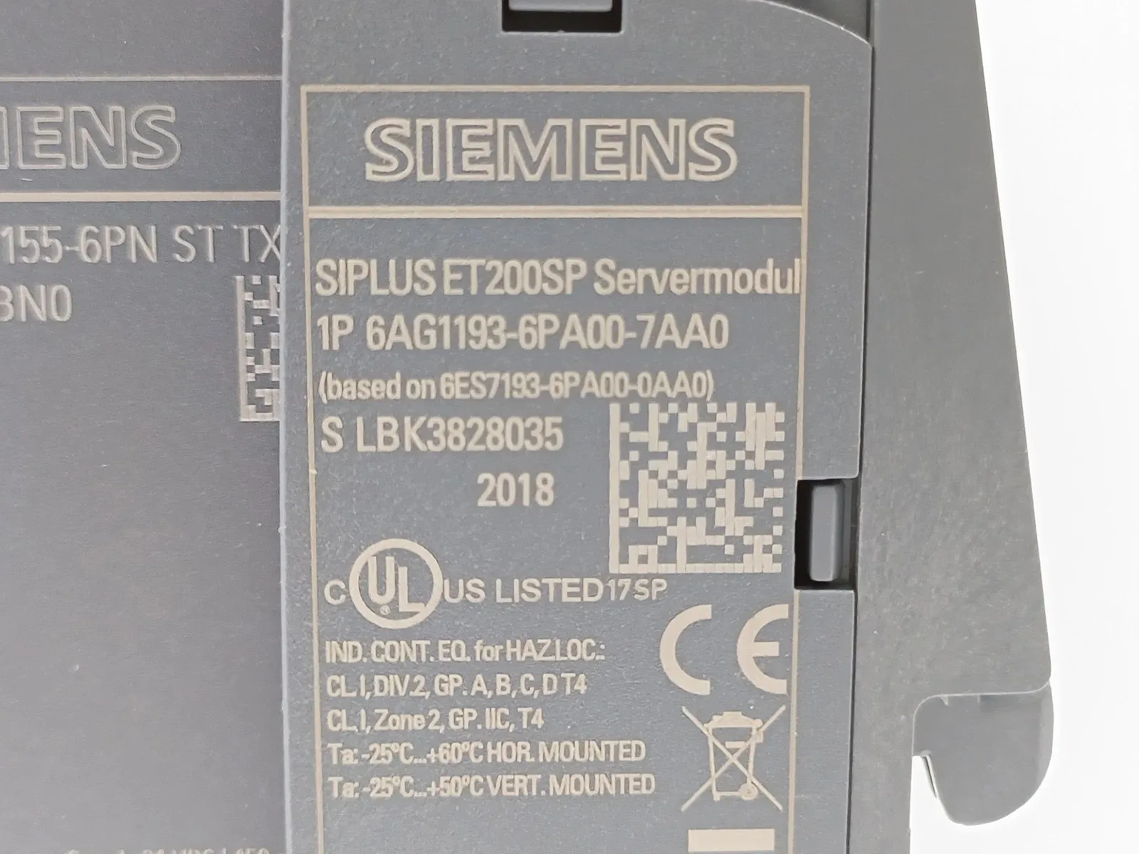 Siemens 6AG2155-6AU01-4BN0 Модуль ET-200 8